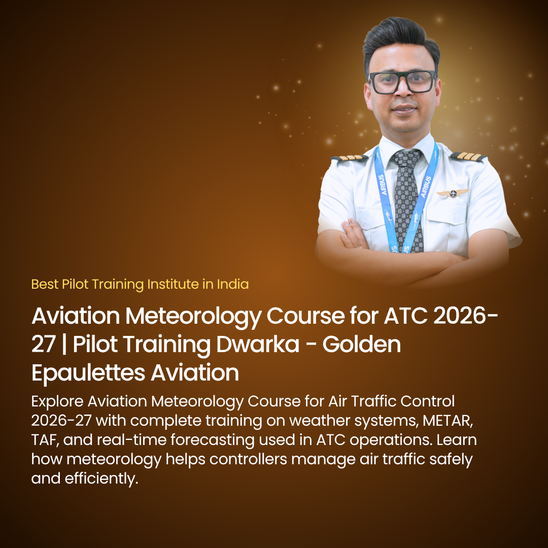Aviation Meteorology Course for ATC 2026-27 | Pilot Training Dwarka - Golden Epaulettes Aviation